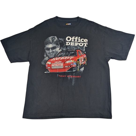Tony Stewart #14 Office Depot Old Spice Nascar Racing Impala SS Shirt Size 2XL - Picture 1 of 7